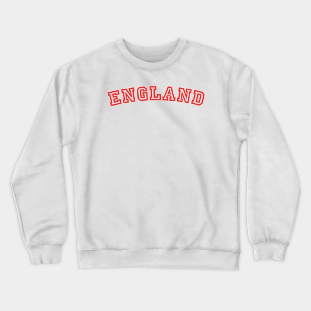 england y2k sports logo Crewneck Sweatshirt by twothousands